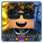 sky does minecraft android application logo